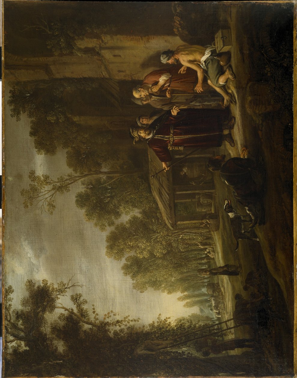 Podobenství o dělnících na vinici, kolem roku 1637 (olej na plátně) od Nicolaes Cornelisz (c.1592 1655) Moeyaert