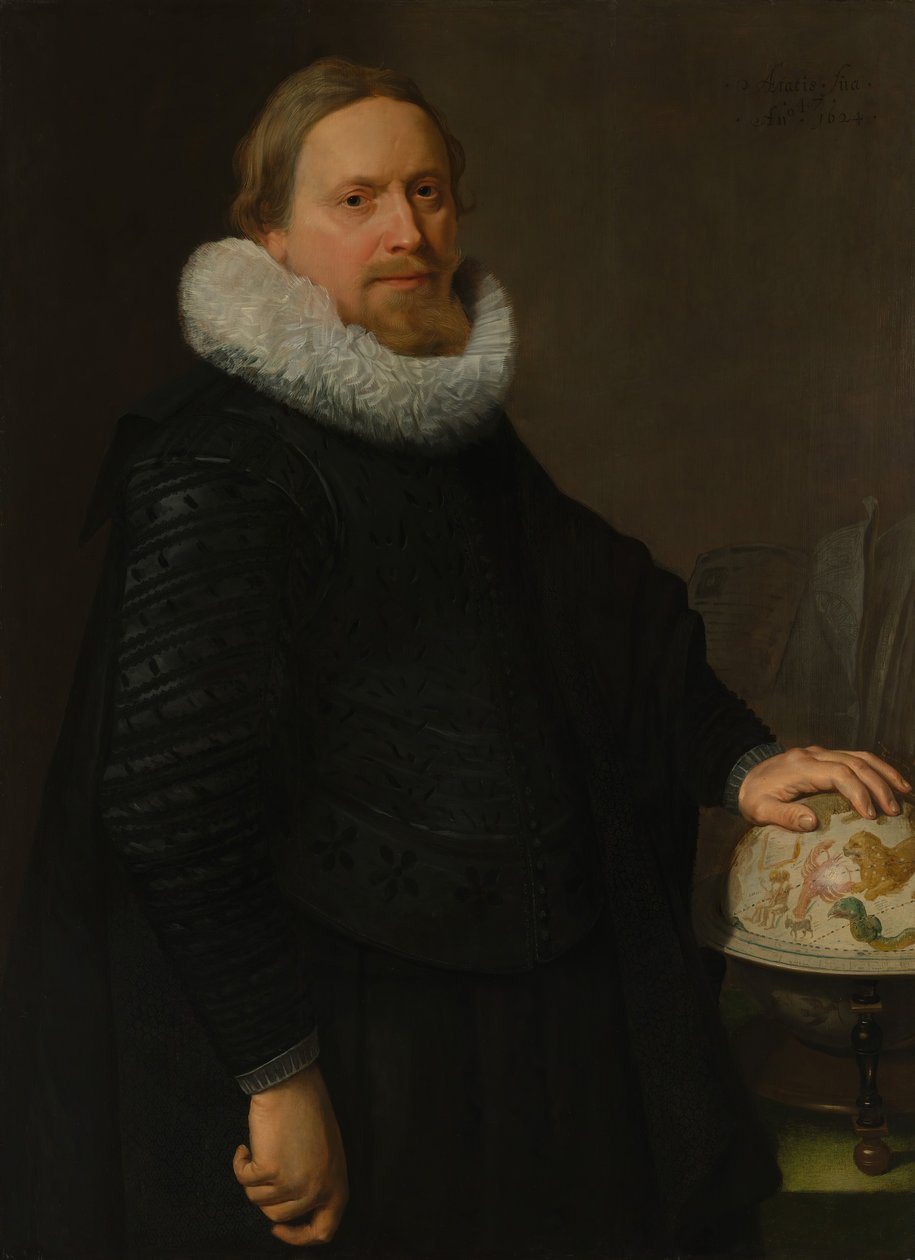 Muž s nebeským glóbem, 1624. od Nicolaes Eliasz Pickenoy