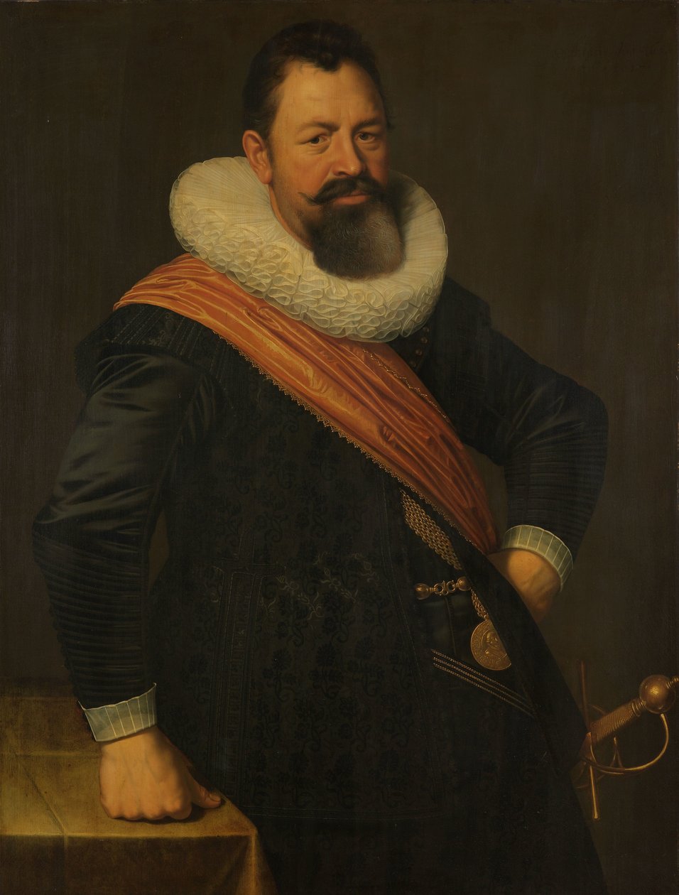Portrét Jochema Hendricksze Swartenhonta (1566-1627) od Nicolaes Eliasz Pickenoy