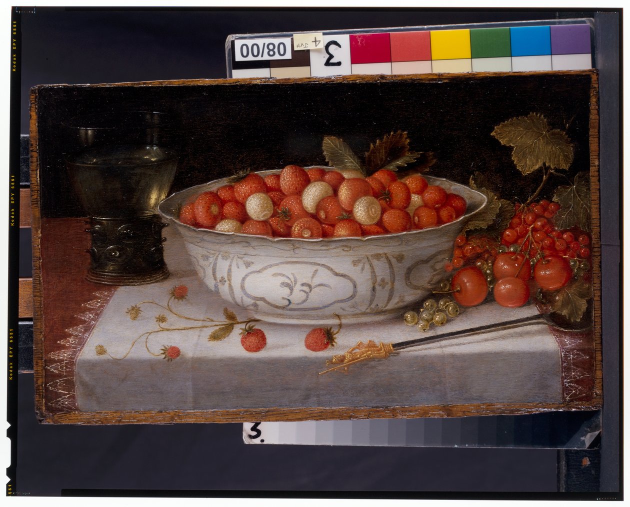 Zátiší Fraises-De-Bois V Wanli Porcelánové Misce od Nicolaes Gillis