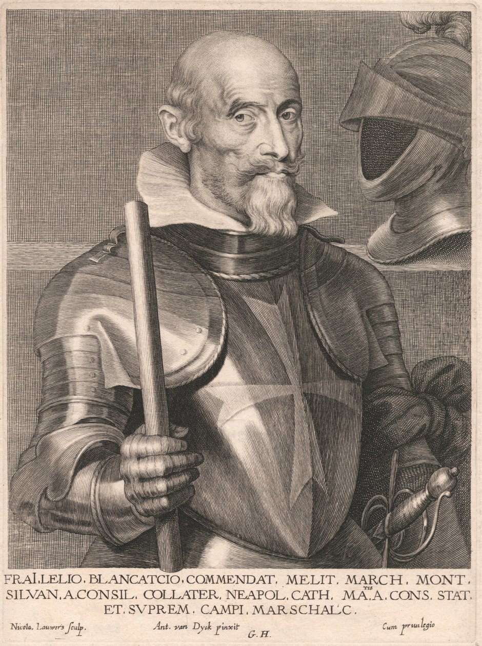 Frai, Lelio. Blancatcio Doporučuje, Melit. březen Mont. Silván a. Consil. Kolaterálně Neapol Cath. Matis A. Nevýhody. Stojí a Nejvyšší pole Arcschalc. od Nicolaes Lauwers
