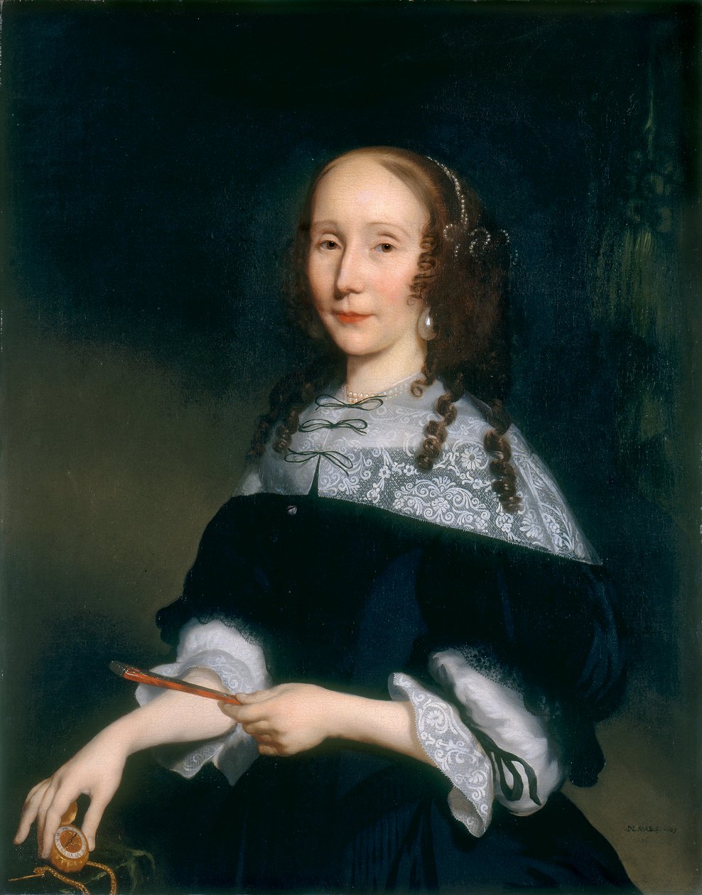 Portrét dámy od Nicolaes Maes