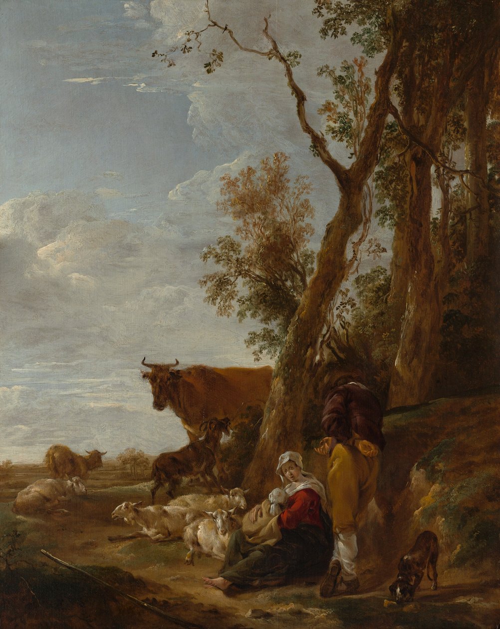Odpočinek, 1644. od Nicolaes Pietersz. Berchem
