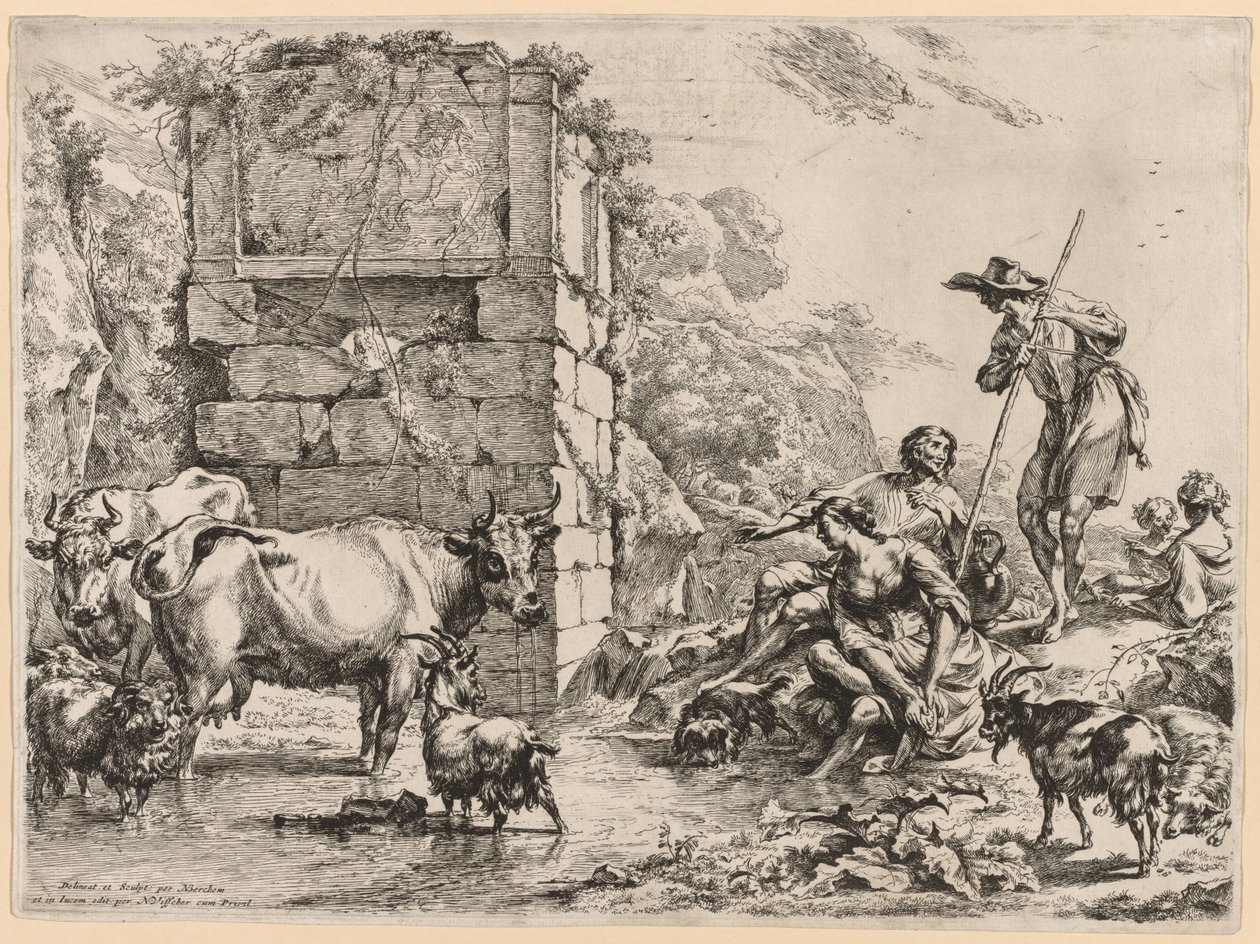 Napajedlo. od Nicolaes Pietersz. Berchem