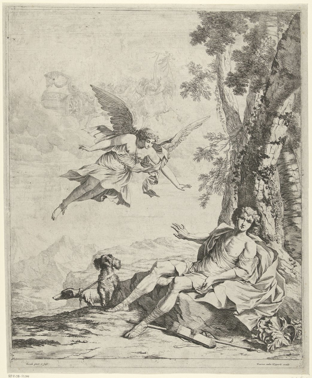 Aurora a Cephalus Střešní van Cephalus od Nicolaes Van Helt Stockade