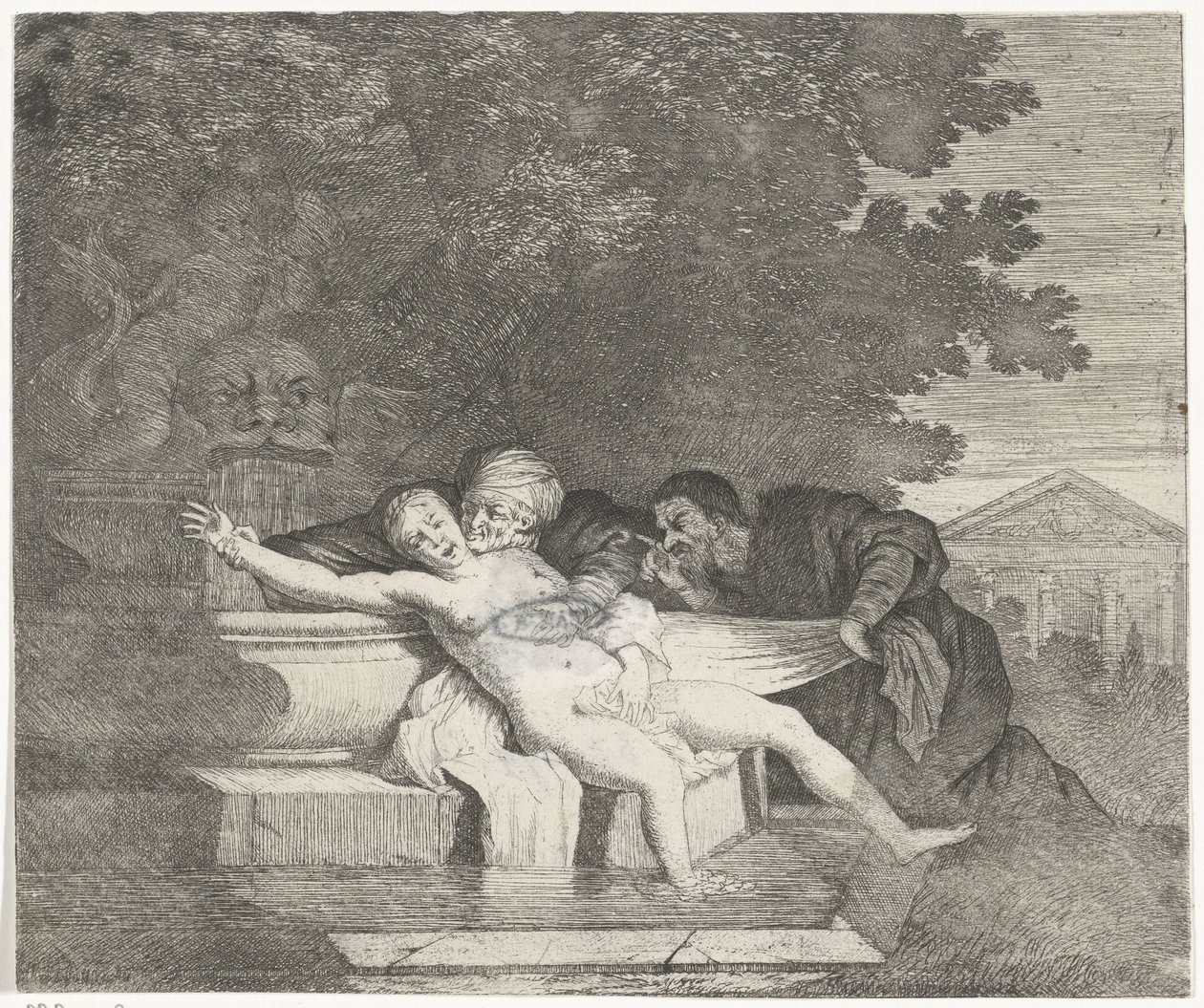Susanna a starší od Nicolaes Van Helt Stockade