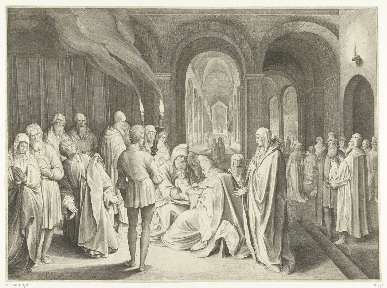 Obřízka Krista od Nicolaes de Bruyn
