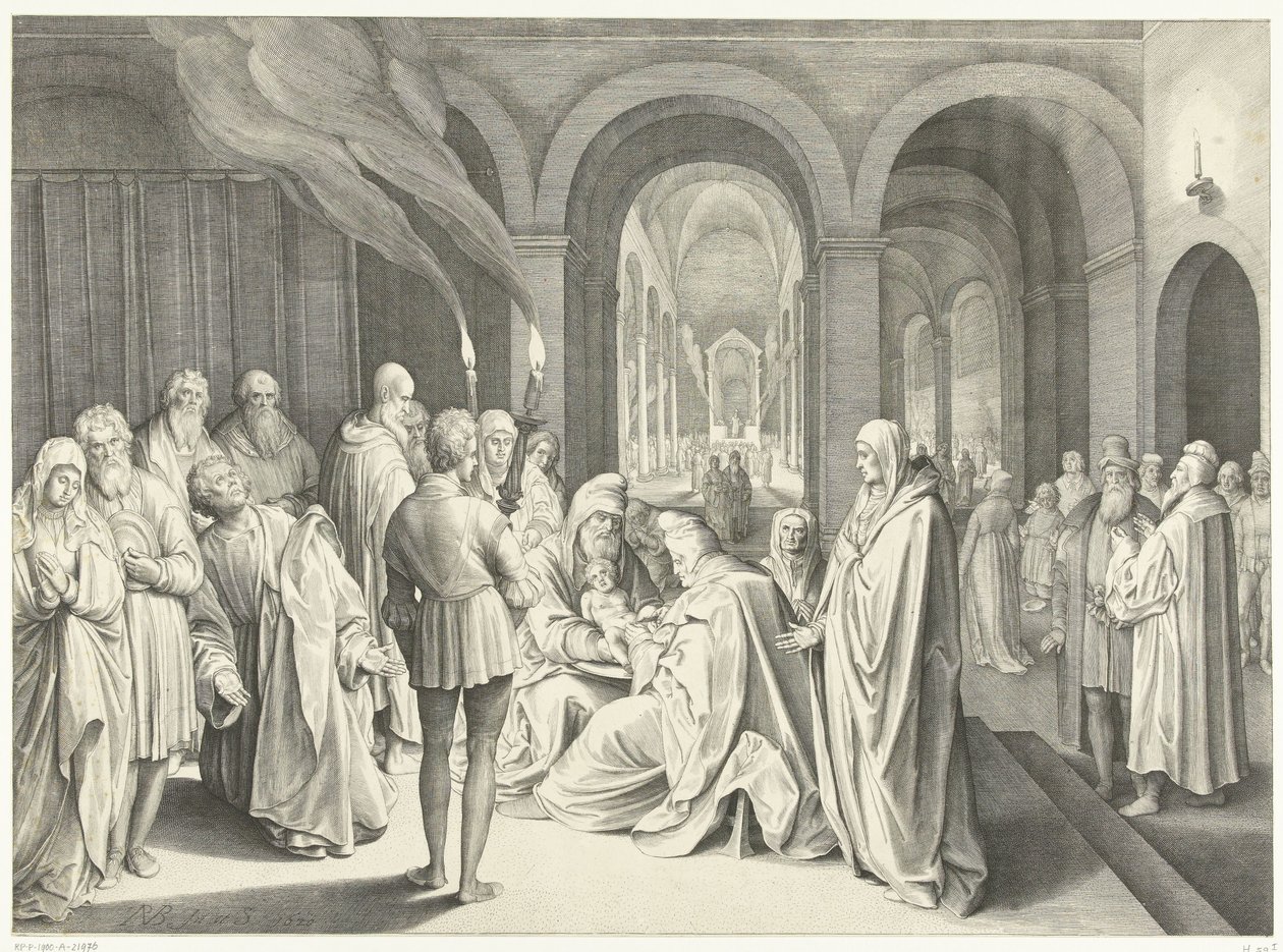 Obřízka Krista od Nicolaes de Bruyn