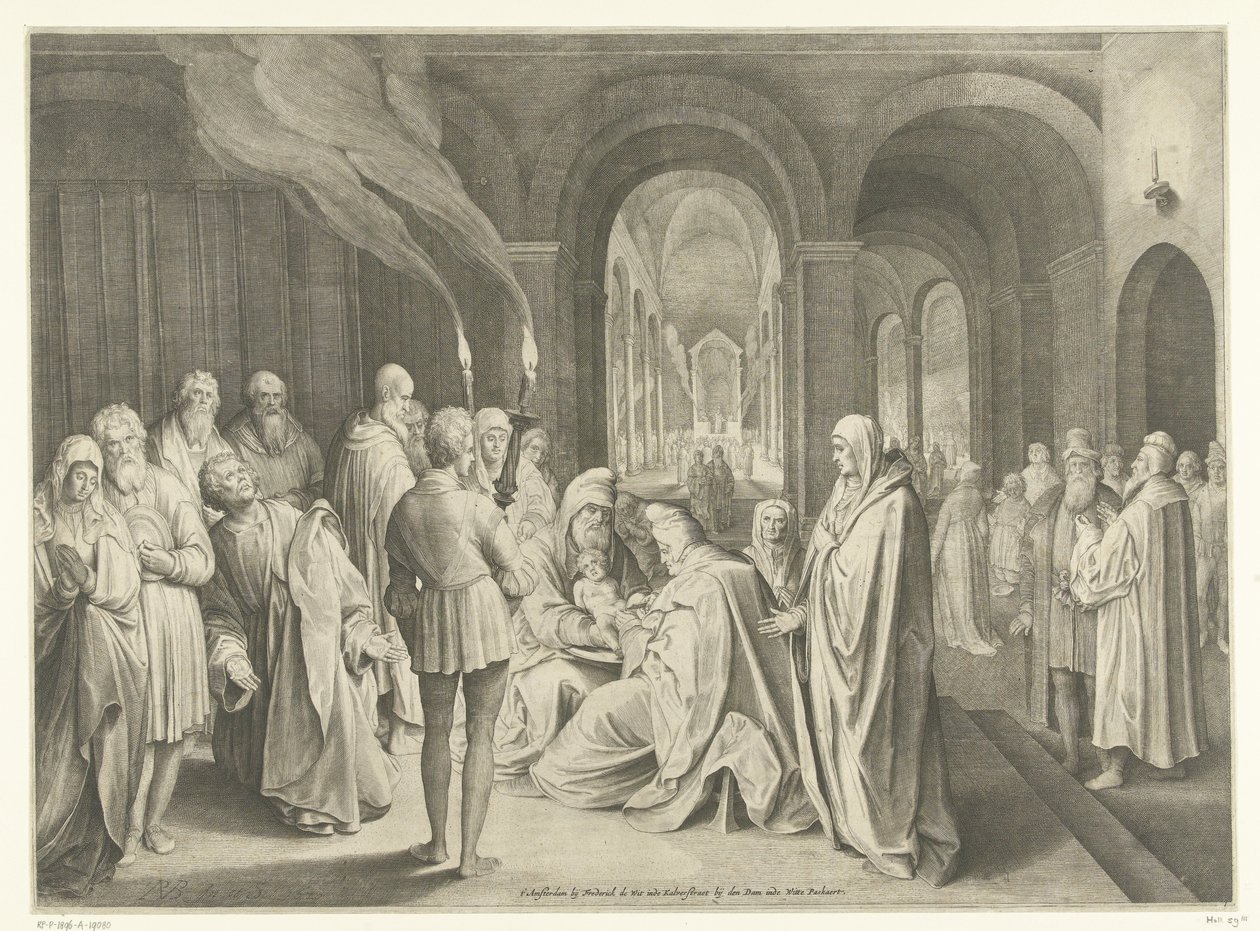 Obřízka Krista od Nicolaes de Bruyn