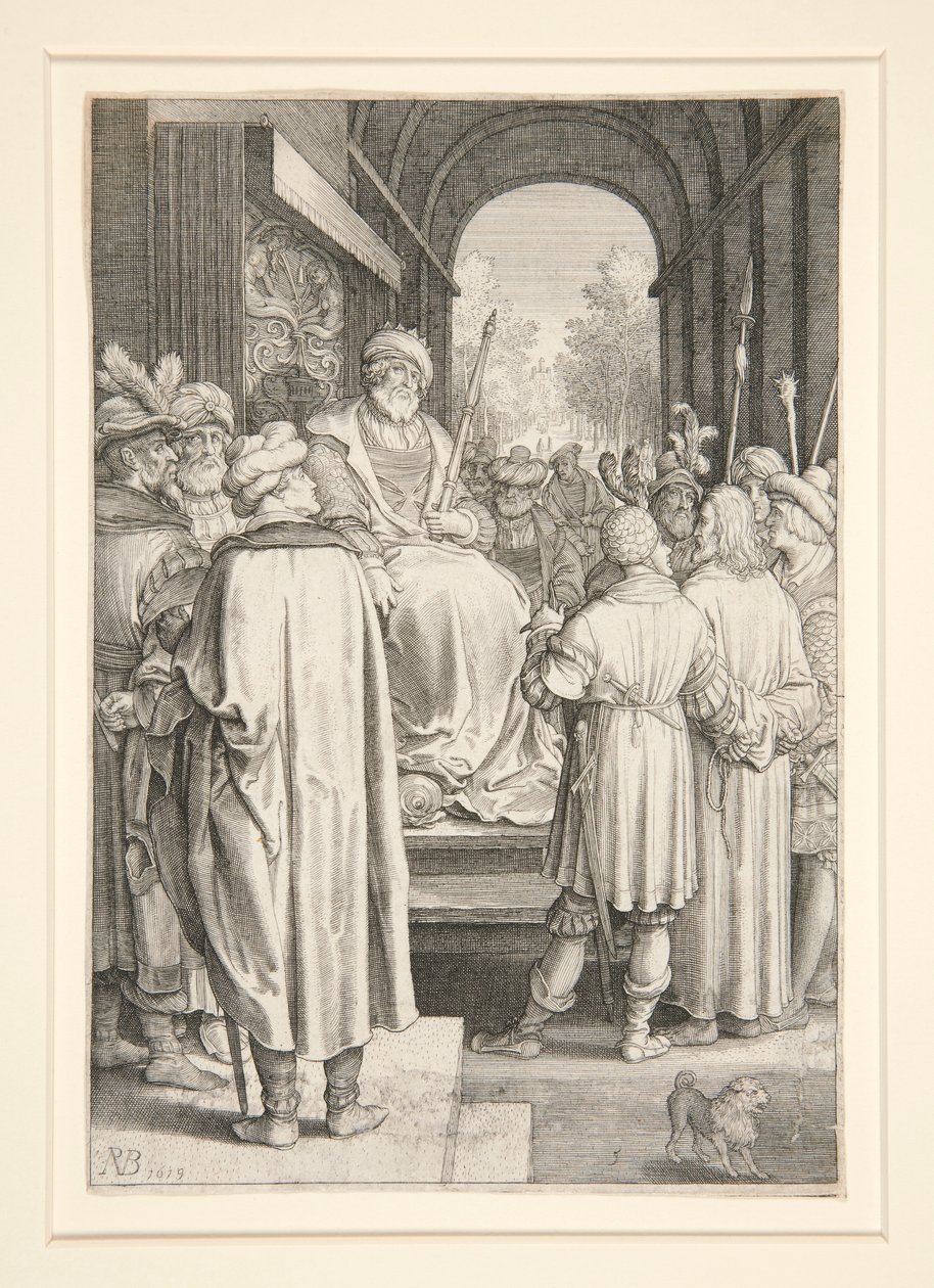 Kristus před Pilátem (Pašijový seriál) od Nicolaes de Bruyn