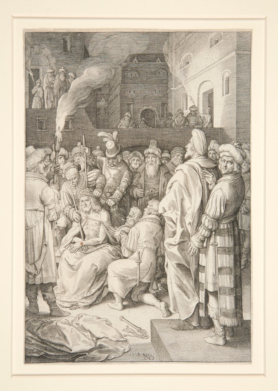 Korunování trním (série Passion) od Nicolaes de Bruyn