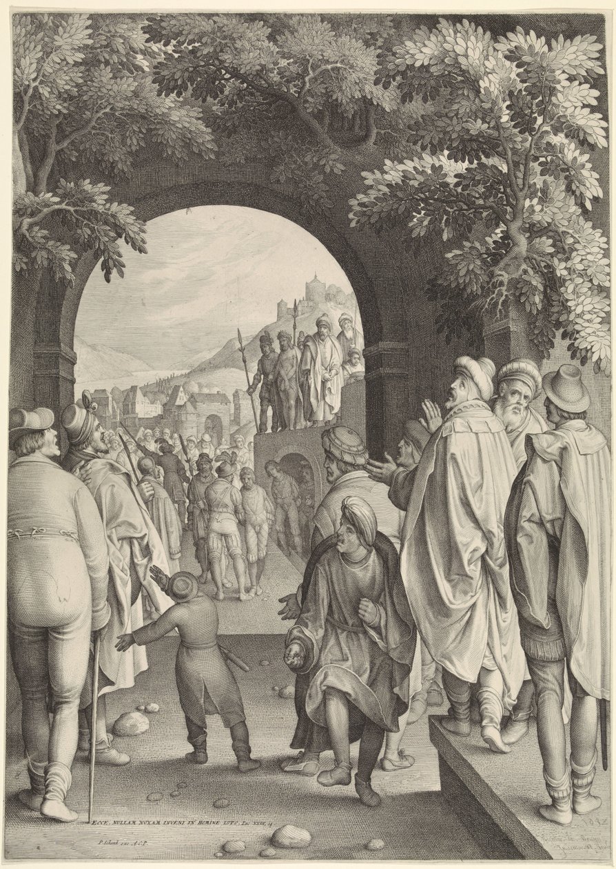 Ecce Homo Umučení Krista (název série) od Nicolaes de Bruyn