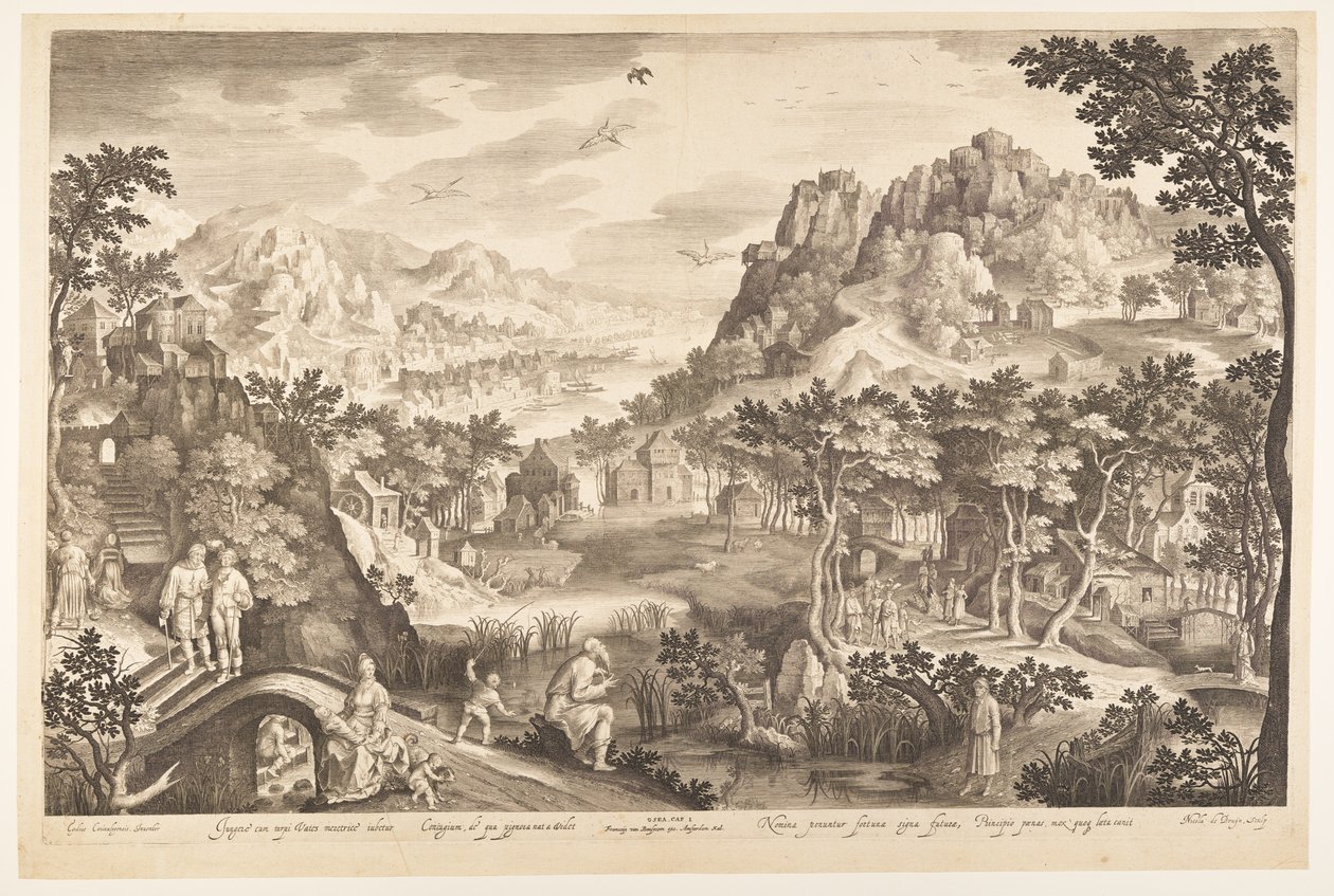 Ozeáš a prostitutka Gomera od Nicolaes de Bruyn