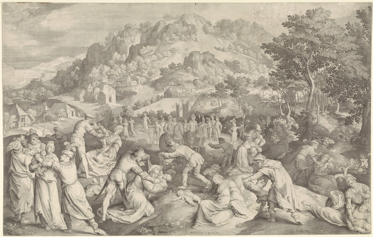 Vražda z Betléma od Nicolaes de Bruyn