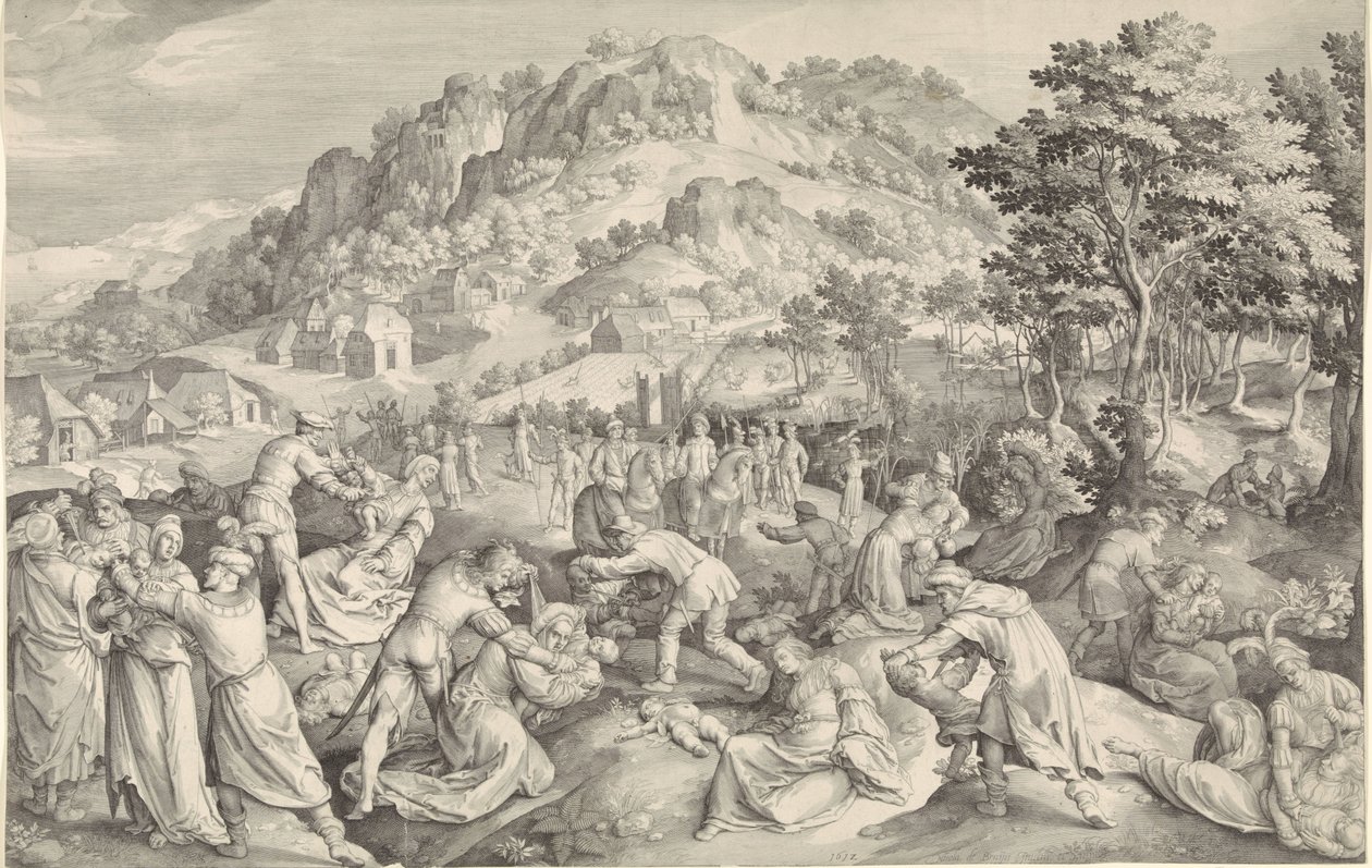 Vražda z Betléma od Nicolaes de Bruyn