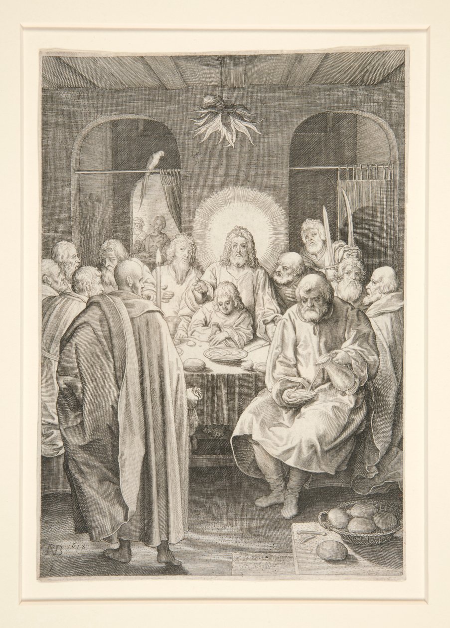 Poslední večeře (seriál Vášeň) od Nicolaes de Bruyn