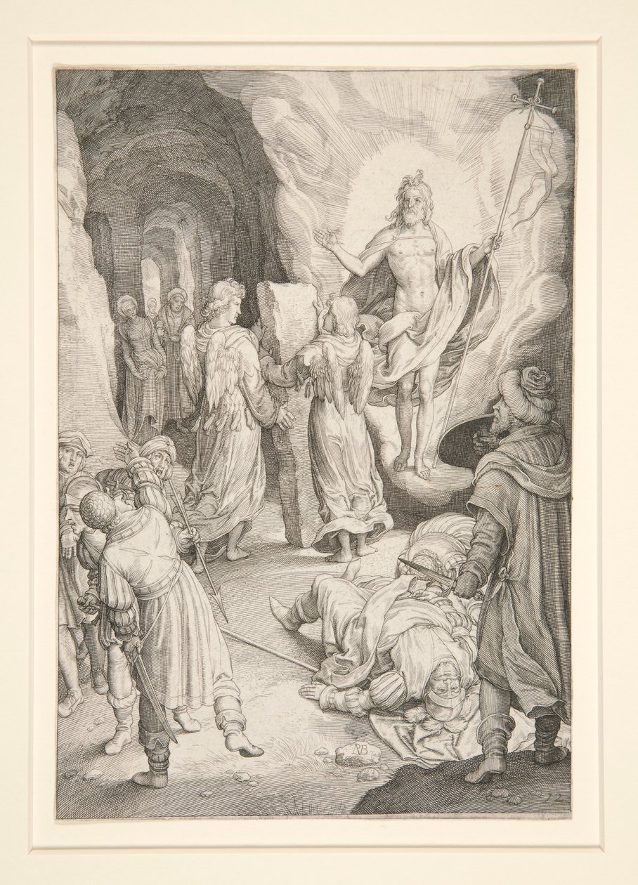 Vzkříšení (série Passion) od Nicolaes de Bruyn