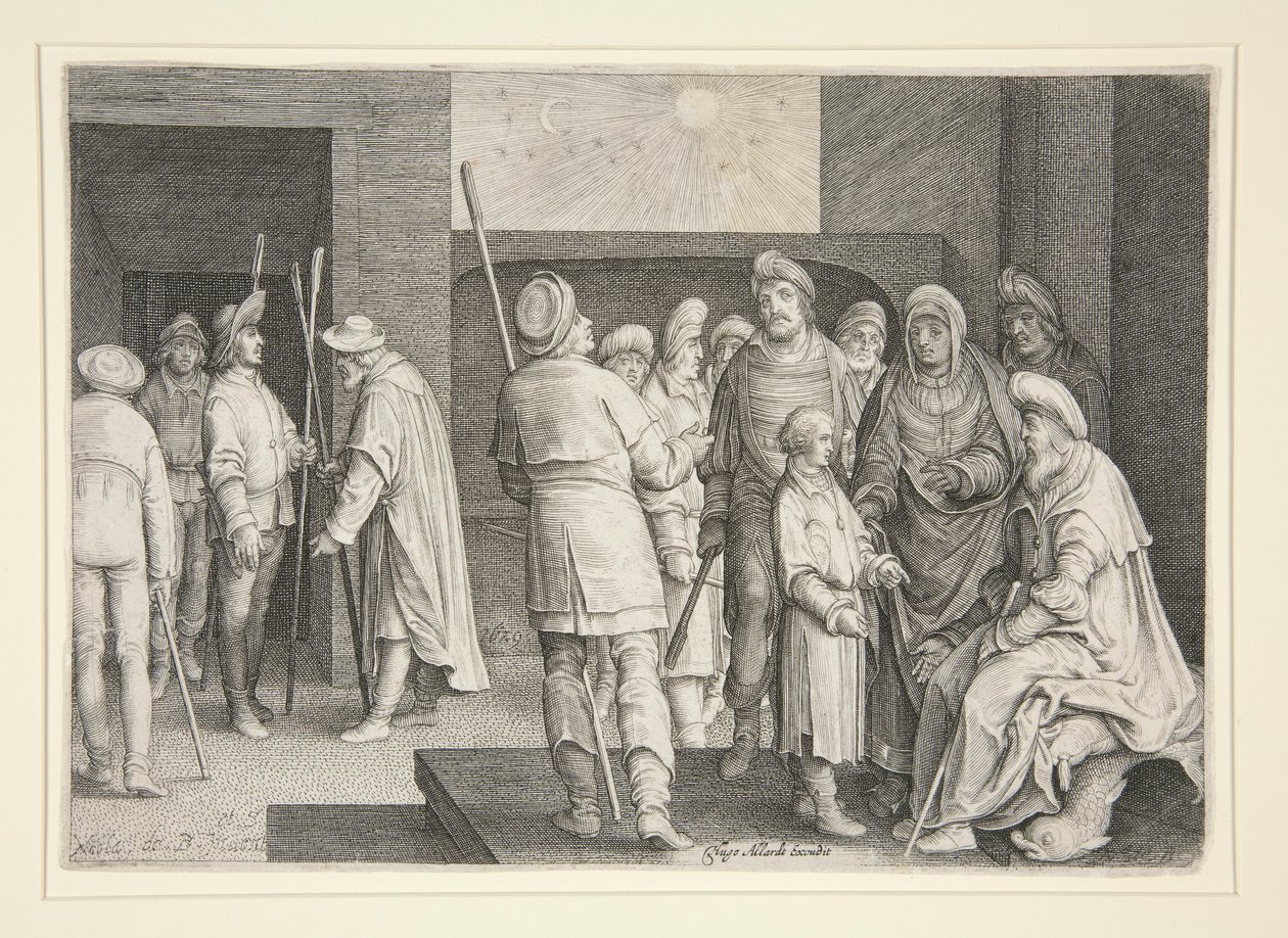 Druhý sen Josefa od Nicolaes de Bruyn