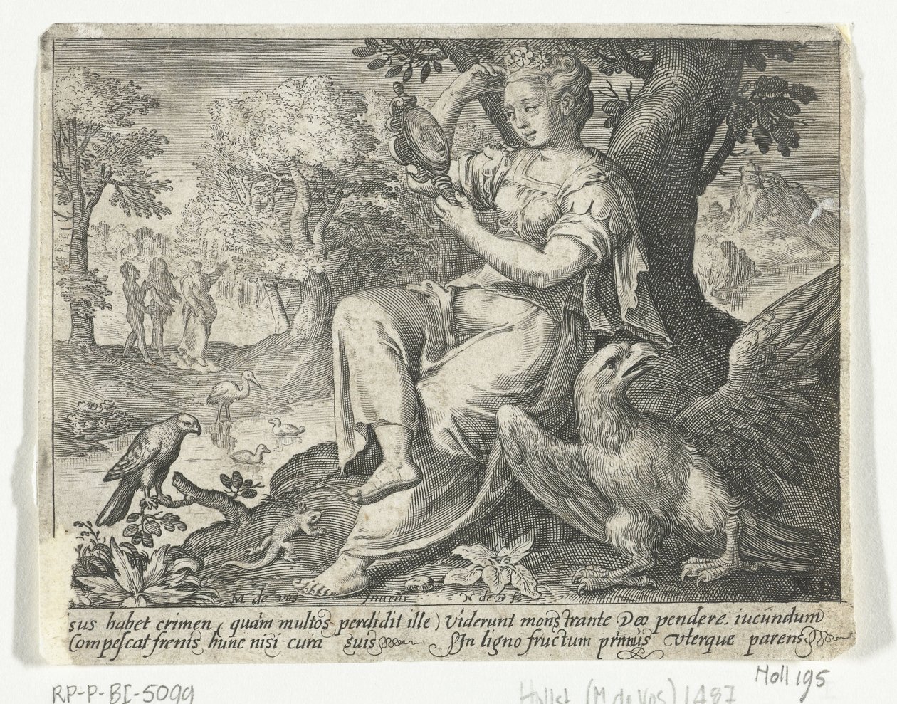 Smysl obličeje Pět smyslů (název série) od Nicolaes de Bruyn