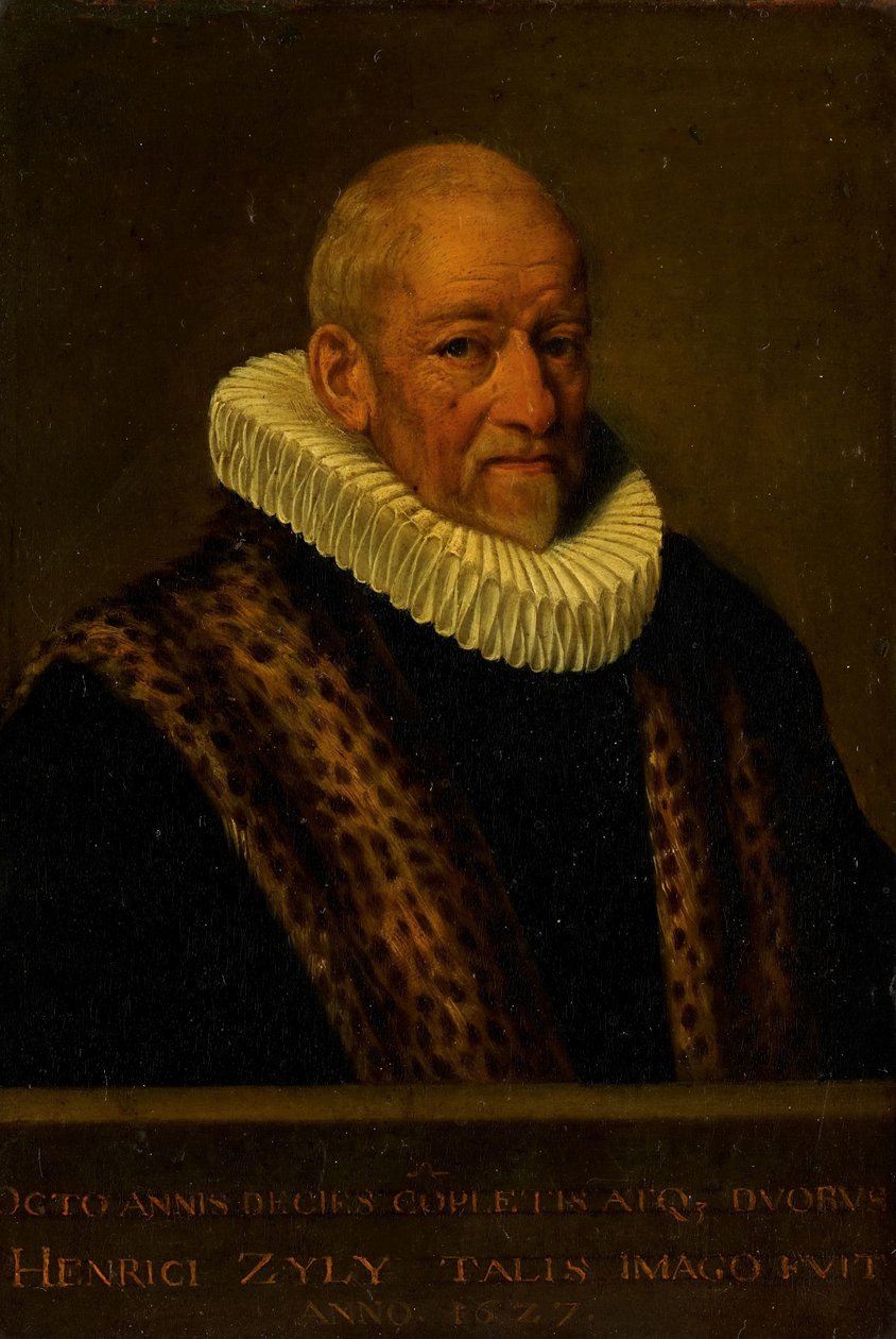 Portrét Henricus van Zijl (1545-1627) od Nicolaes van Borculo