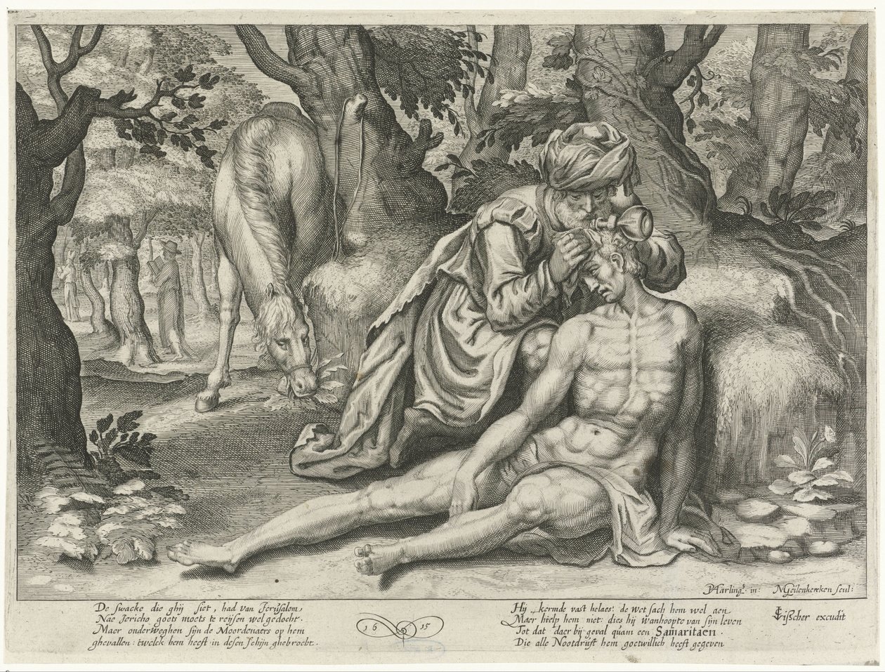 Milosrdný Samaritán od Nicolaes van Geelkercken