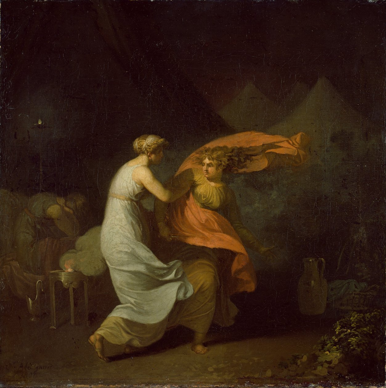 Julia a Fulvia od Nicolai Abildgaard