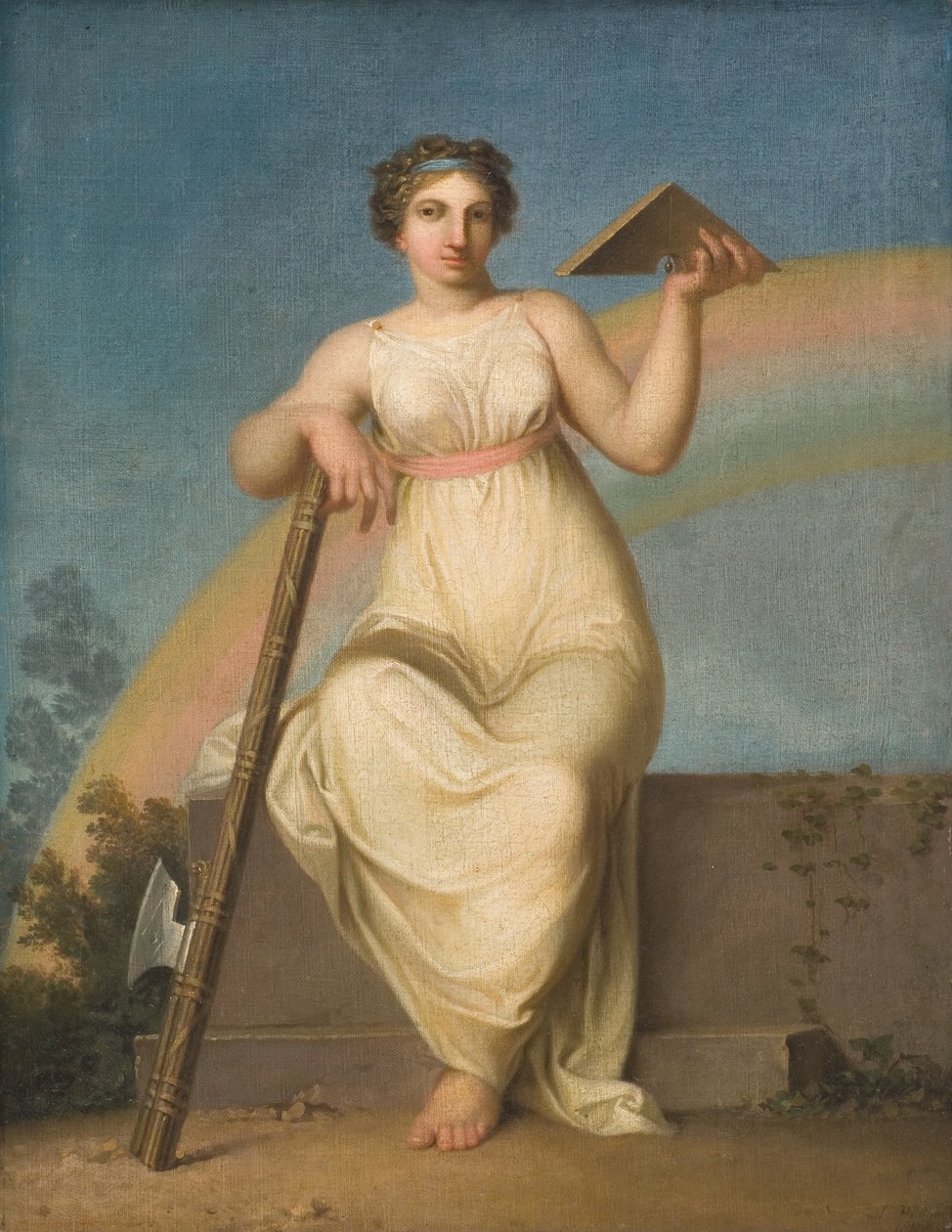 judikatura. Alegorická postava od Nicolai Abildgaard