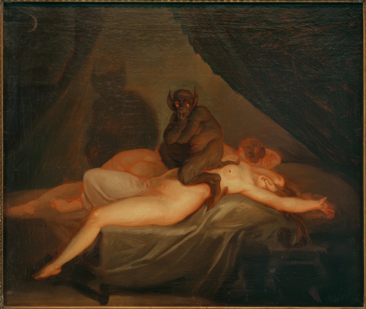 Noční můra od Nicolai Abraham Abildgaard