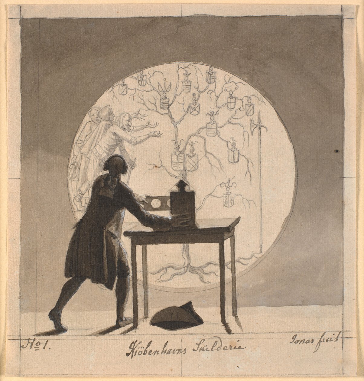 Laterna Magica, 1786-1788. od Nicolai Abraham Abildgaard