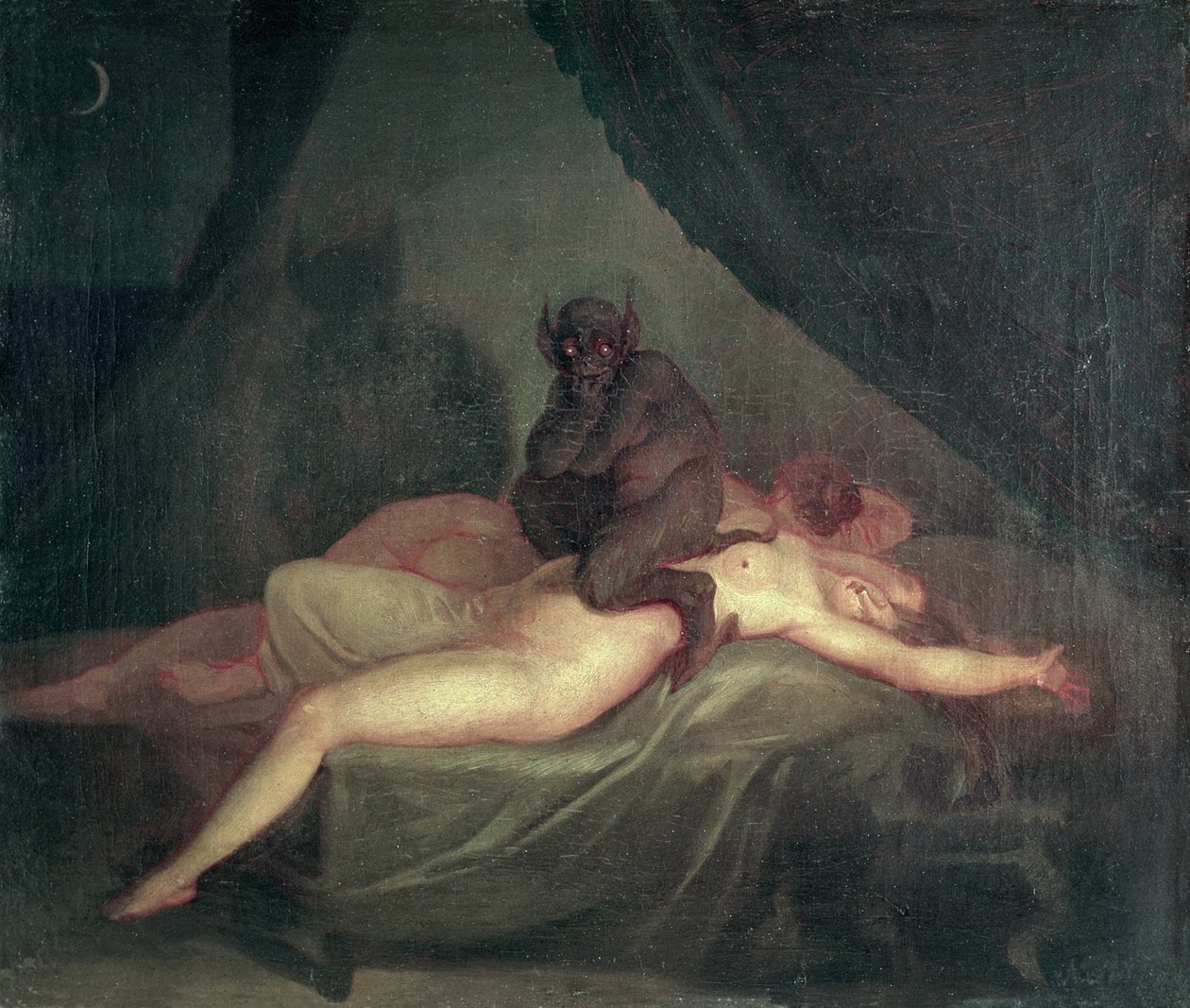 Noční můra od Nicolai Abraham Abildgaard