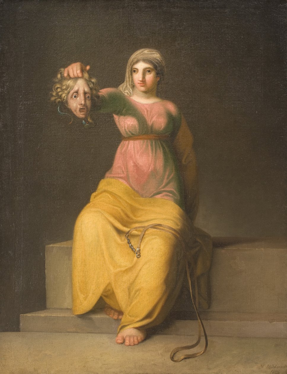 Teologie. Alegorická figura, 1800. od Nicolai Abraham Abildgaard