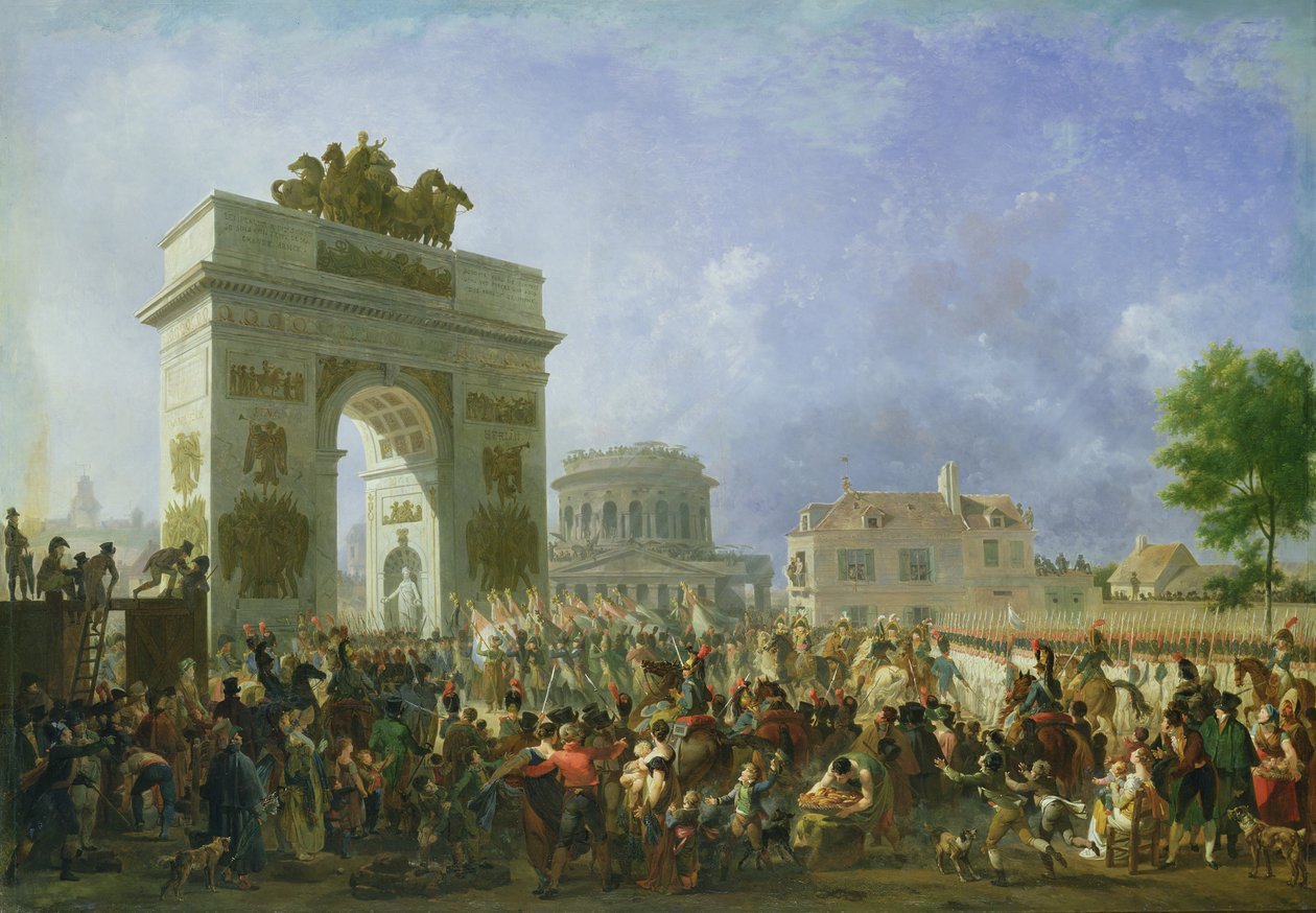 Vstup císařské gardy do Paříže na Barriere de Pantin, 25. listopadu 1807, 1810 od Nicolas Antoine Taunay