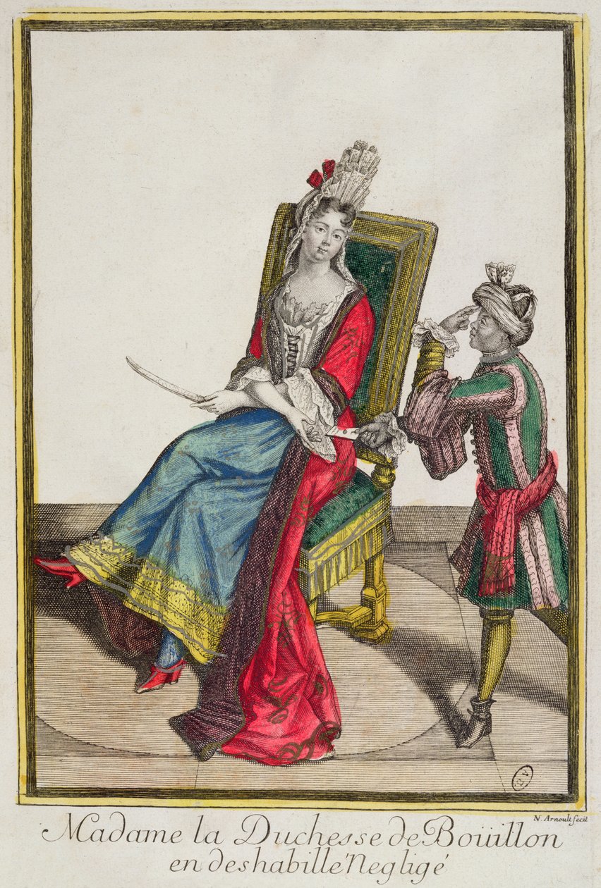 Portrét Marie Anny Mancini (1646-1714), vévodkyně z Bouillonu, konec 17. století od Nicolas Arnoult