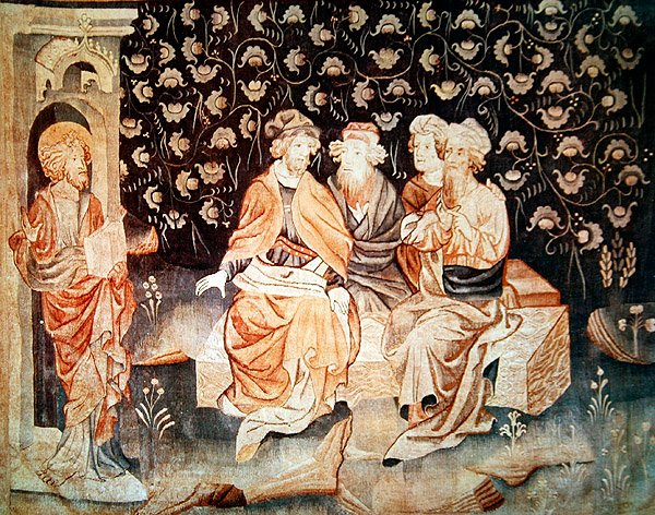 První vzkříšení mučedníků, z Apokalypsy hněvu, 1373-87 od Nicolas Bataille