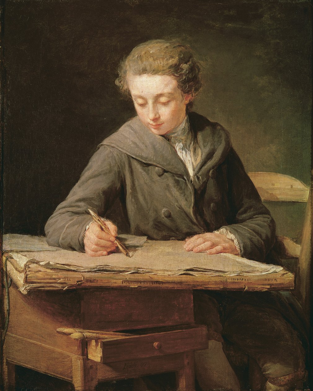 Mladý kreslíř Carle Vernet, 1772 od Nicolas Bernard Lepicie