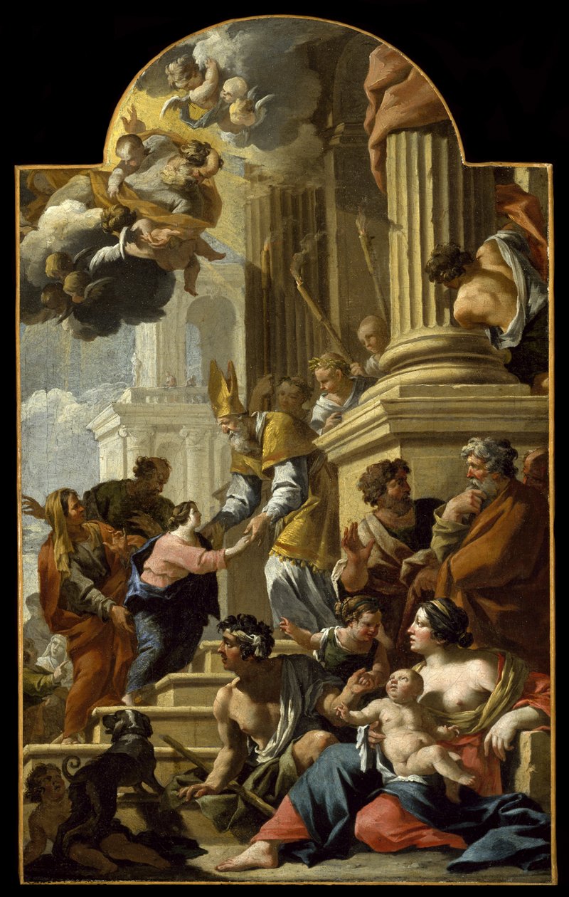 Uvedení Panny Marie do chrámu, 1639 od Nicolas Chaperon