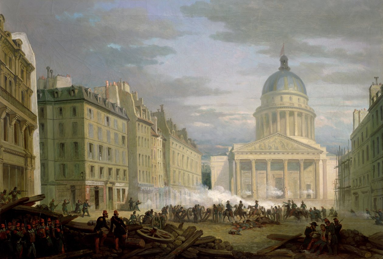 Obléhání Pantheonu, 24. června 1848 od Nicolas Edward Gabe