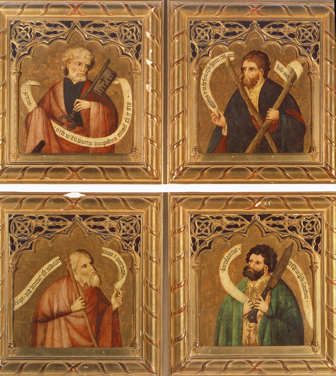 SS. Petra, Ondřeje, Filipa a Bartoloměje, 1468 od Nicolas Frances