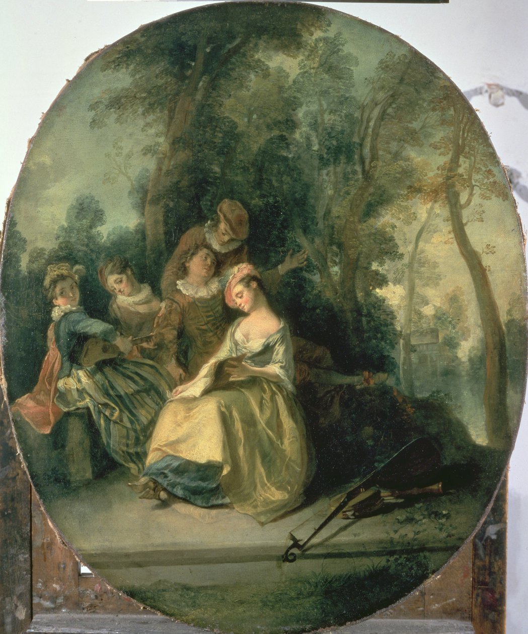 Koncert v parku, 1725 od Nicolas Lancret