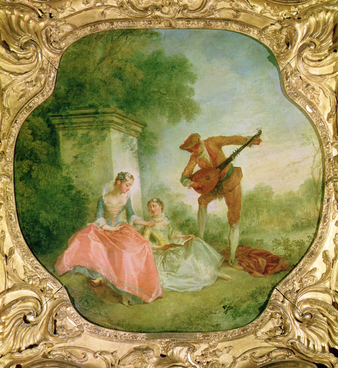 Hudební lekce, 1743 od Nicolas Lancret