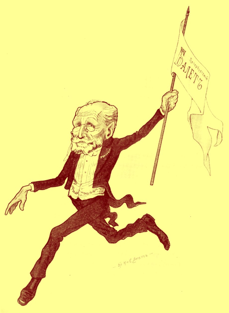 PETIPA Marius karikatura od Nicolas Legat