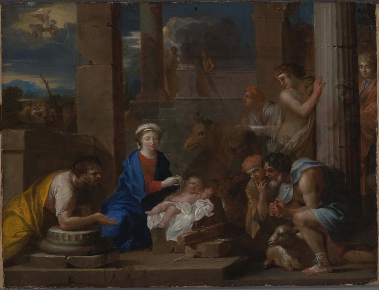 Klanění pastýřů, kolem 1660-70 od Nicolas Pierre Loir
