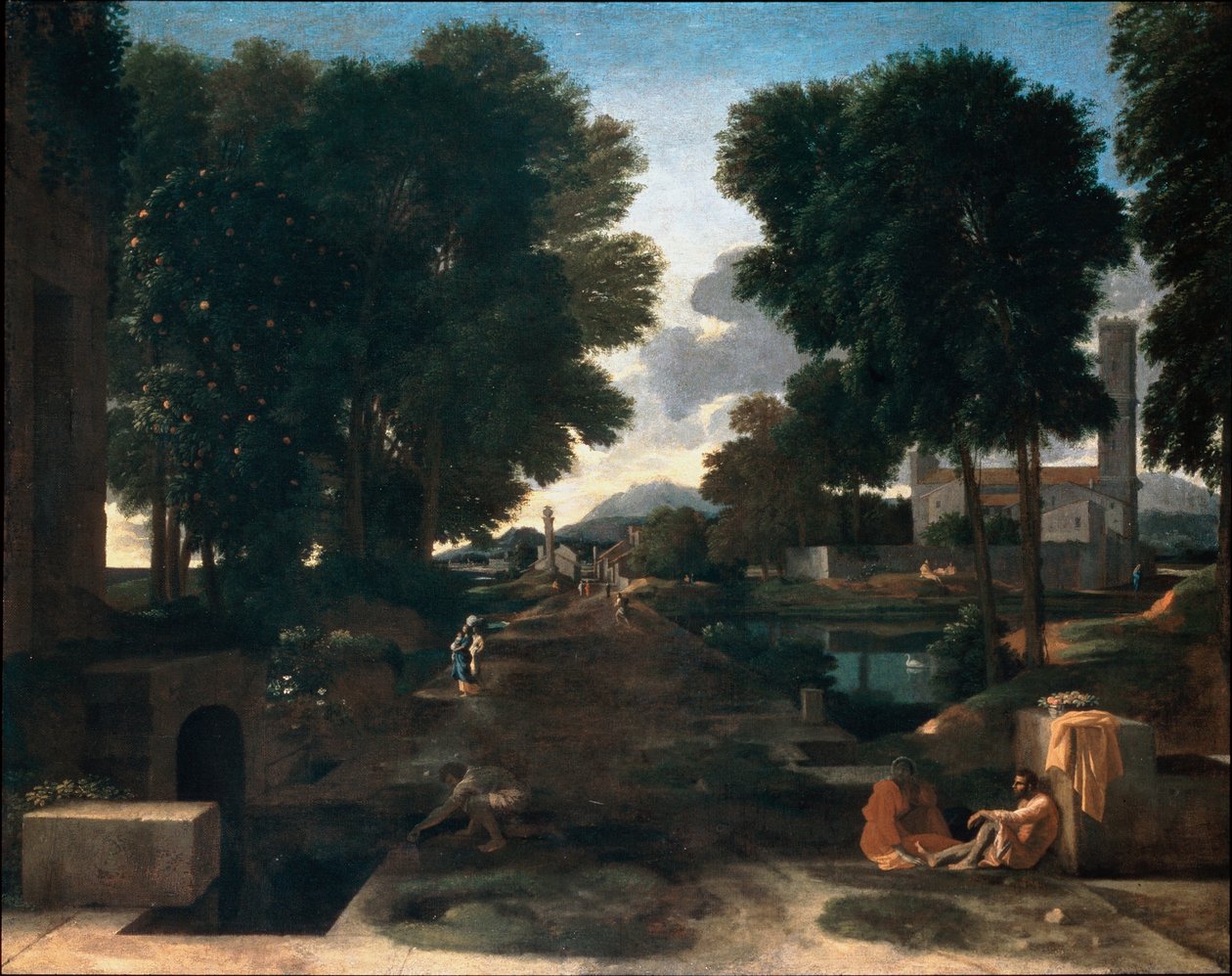 Římská cesta od Nicolas Poussin