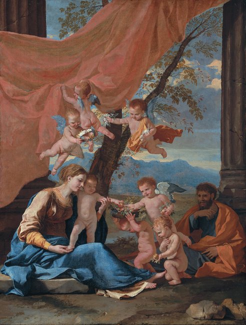 Odpočívejte na útěku do Egypta od Nicolas Poussin