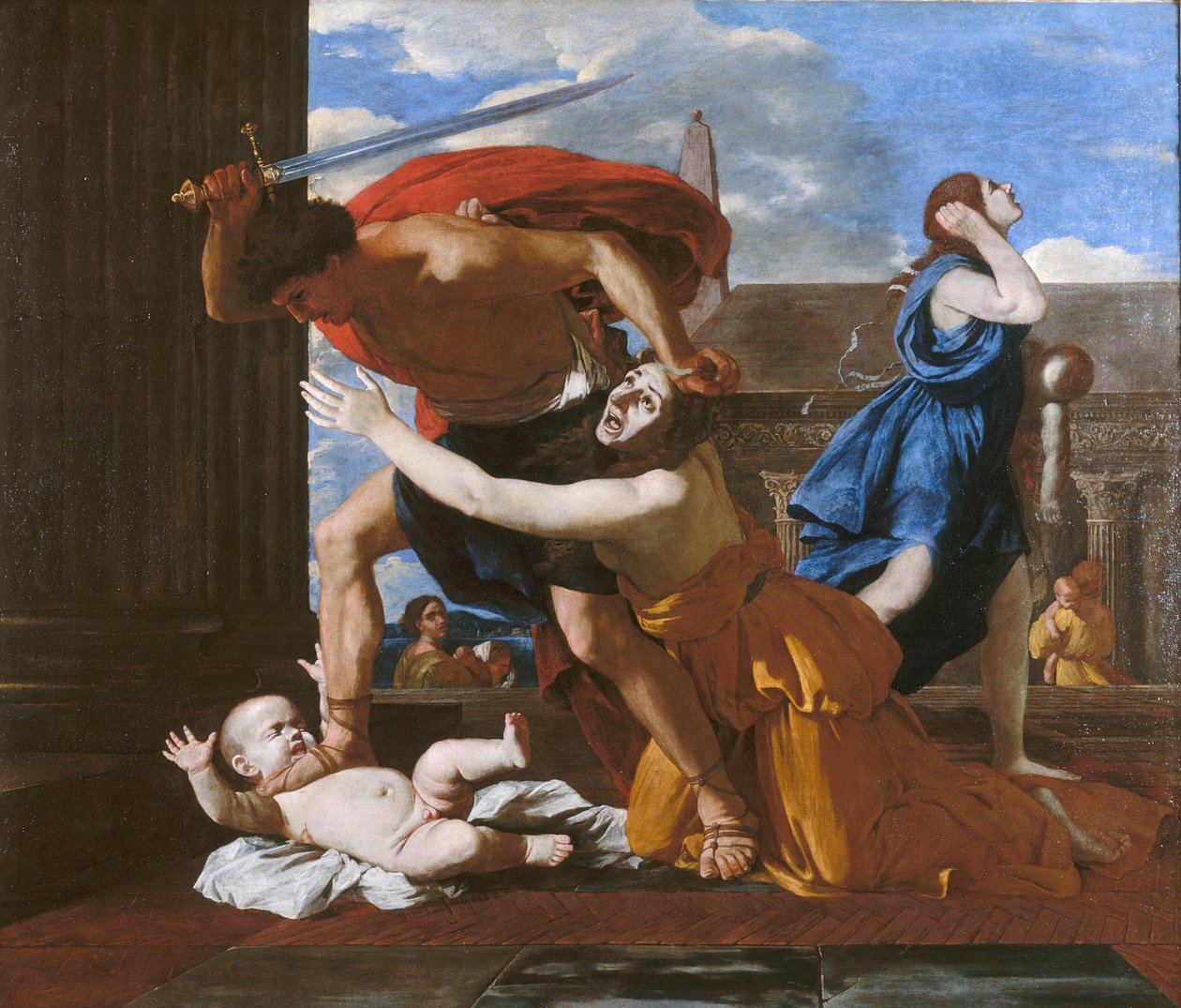 Masakr nevinných od Nicolas Poussin