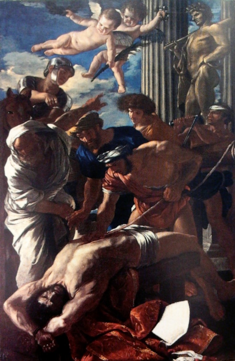 Mučednictví sv. Erazma od Nicolas Poussin