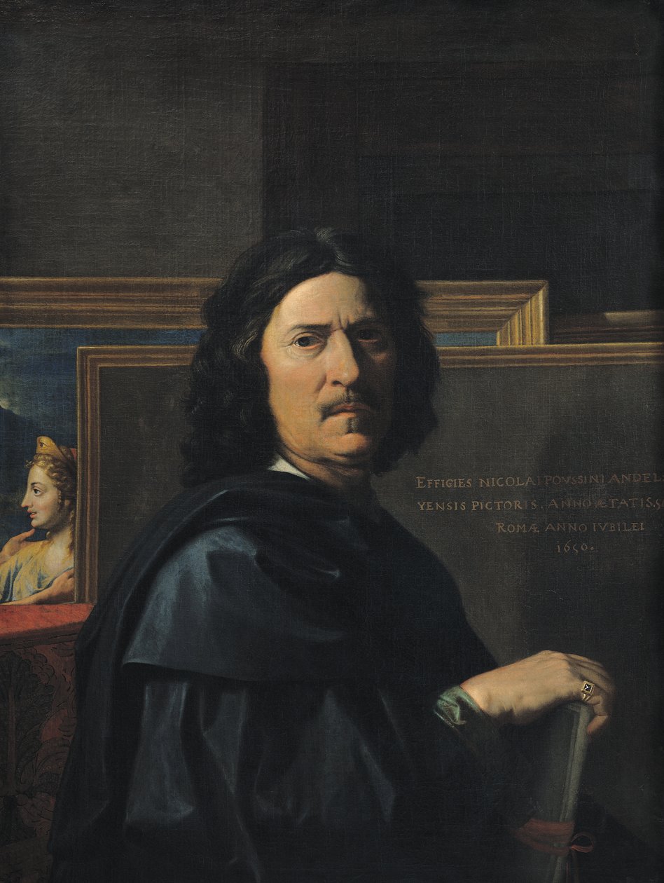 Portrét umělce, 1650 od Nicolas Poussin
