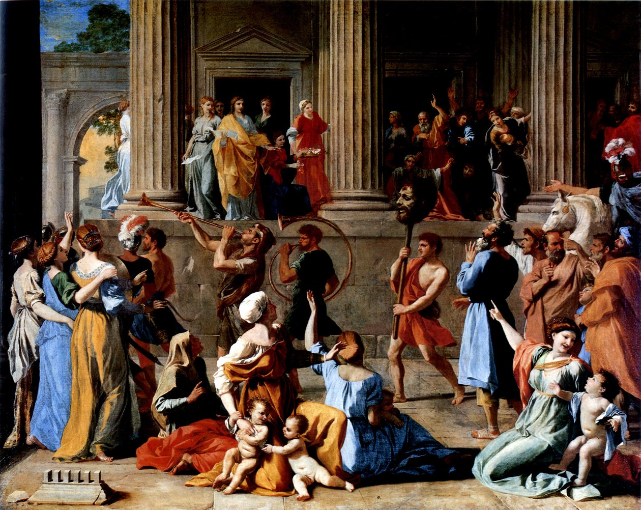 Triumf Davidův od Nicolas Poussin