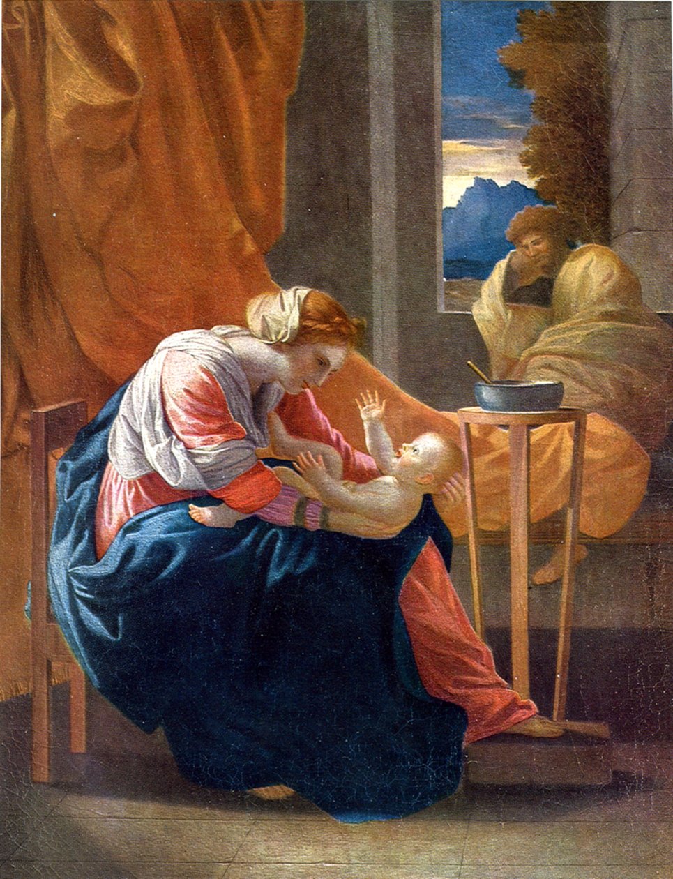 Svatá rodina od Nicolas Poussin