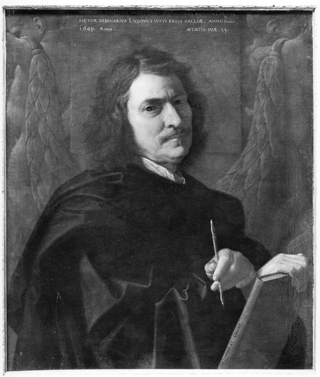 Autoportrét, 1649 od Nicolas Poussin